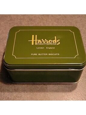 Harrods Collectible Pure Butter Biscuit Tin - Empty